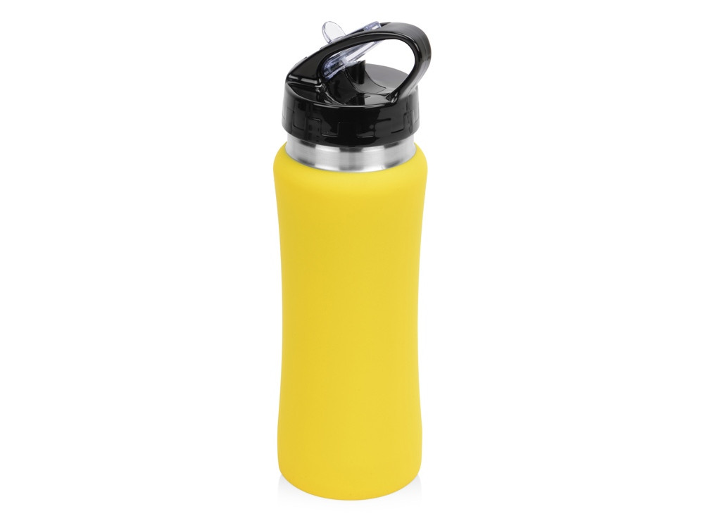 Бутылка спортивная Коста-Рика 600мл, желтый - фото 1 - id-p74974411