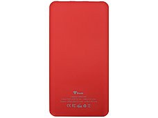 Портативное зарядное устройство Reserve с USB Type-C, 5000 mAh, красный, фото 3