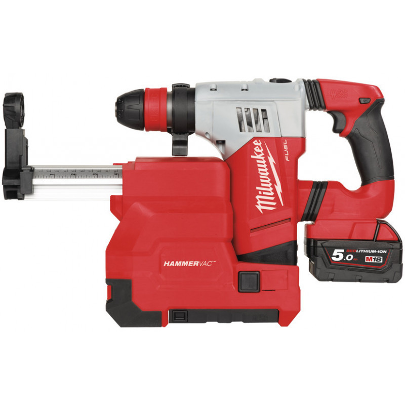 Аккумуляторный перфоратор с системой пылеудаления Milwaukee M18 FUEL CHPXDE-502C 4933448180