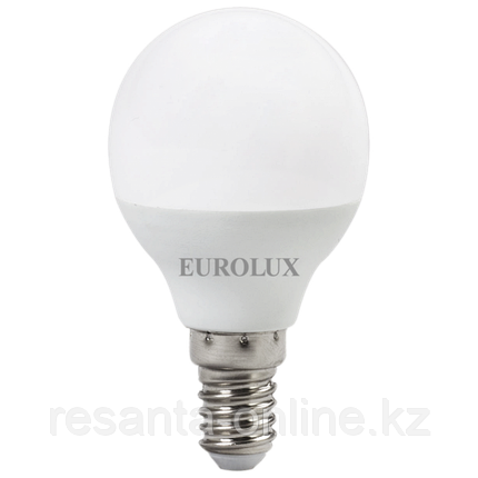 Лампа светодиодная EUROLUX LL-E-G45-7W-230-2,7K-E14, фото 1