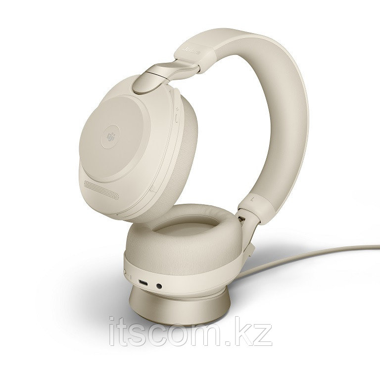 Беспроводная гарнитура Jabra Evolve2 85, Link380a MS Stereo Desk Stand Beige (28599-999-988)