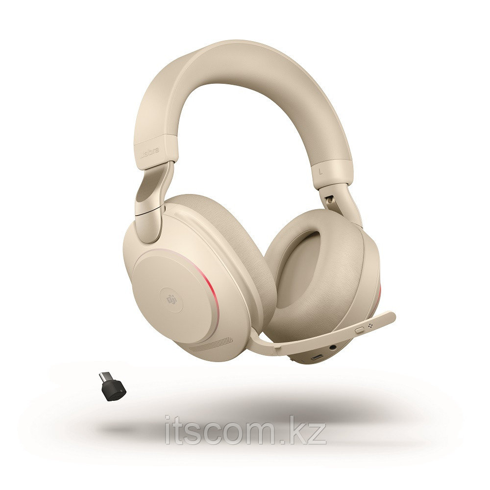 Беспроводная гарнитура Jabra Evolve2 85, Link380c MS Stereo Beige (28599-999-898)