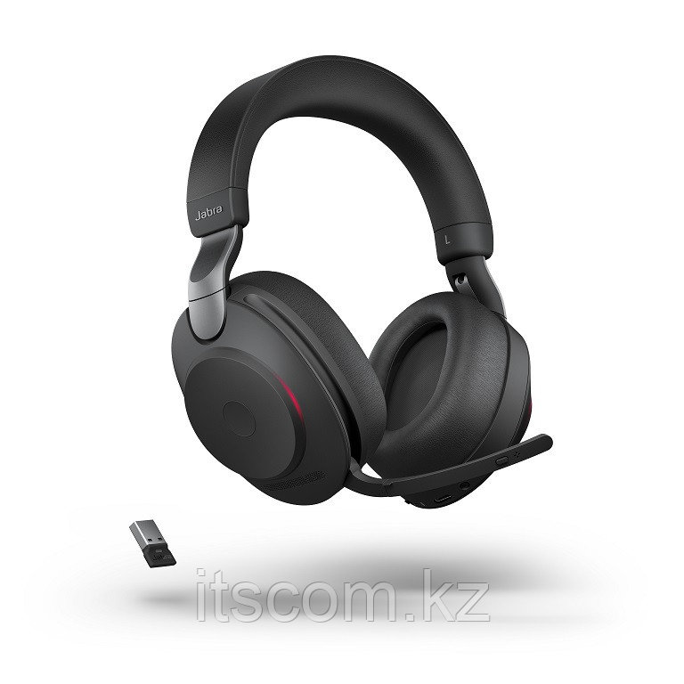 Беспроводная гарнитура Jabra Evolve2 85, Link380a UC Stereo Black (28599-989-999)