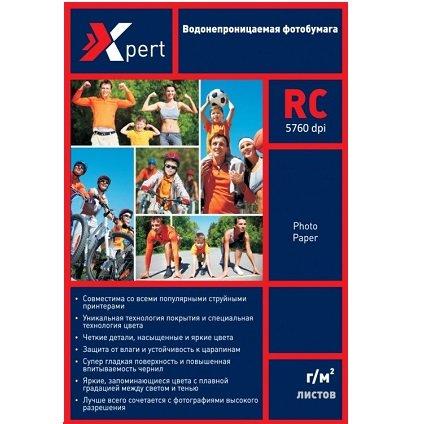 Фотобумага XPERT Глянцевая микропористая Waterproof A5/50/260г BG260G-A5 (48)