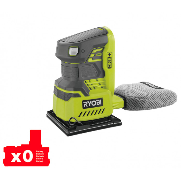 Машина виброшлифовальная аккумуляторная Ryobi R18SS4-0 5133002918