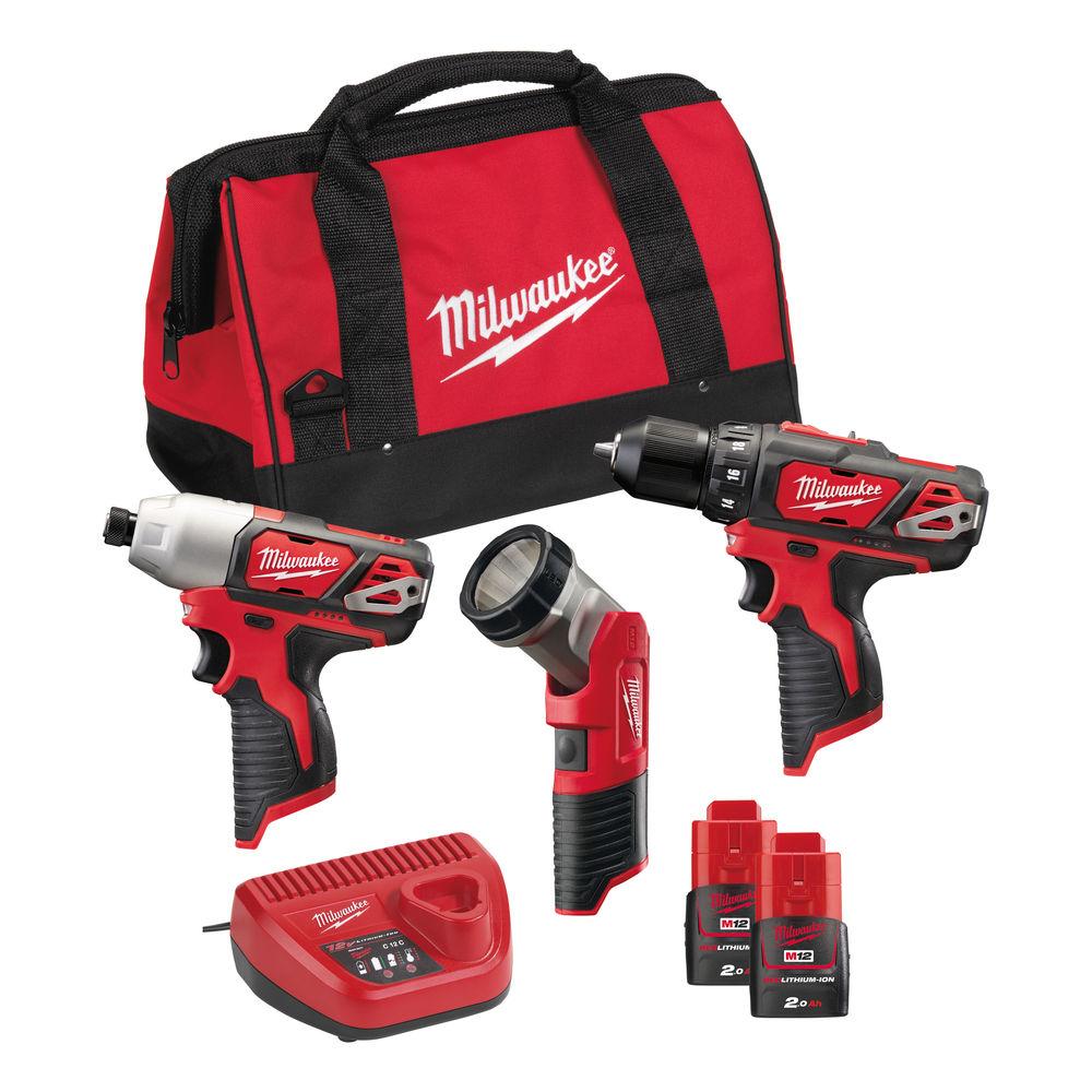 Набор инструментов Milwaukee M12 ВPP3А-202В