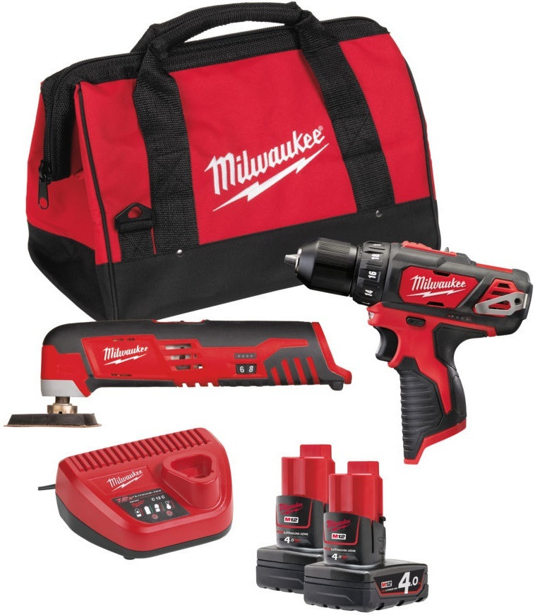 Набор инструментов Milwaukee M12 ВPP2D-402В