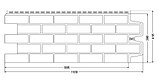 Фасадная панель Grand Line коллекция "СОСТАРЕННЫЙ КИРПИЧ", ЦВЕТ ШАМПАНЬ, СЕРИЯ ПРЕМИУМ, фото 2