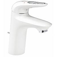 Смеситель для раковины GROHE Eurostyle new с донным клапаном, белая луна (33558LS3)