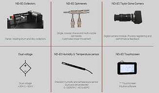 ND-ES Коаксиальная система 1 игла для Лабораторный электроспиннинг ND-ES
