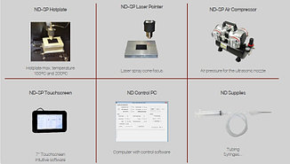 ND-SP MU Воздушный компрессор для Мини ультразвуковая окрасочная установка ND-SP Mini