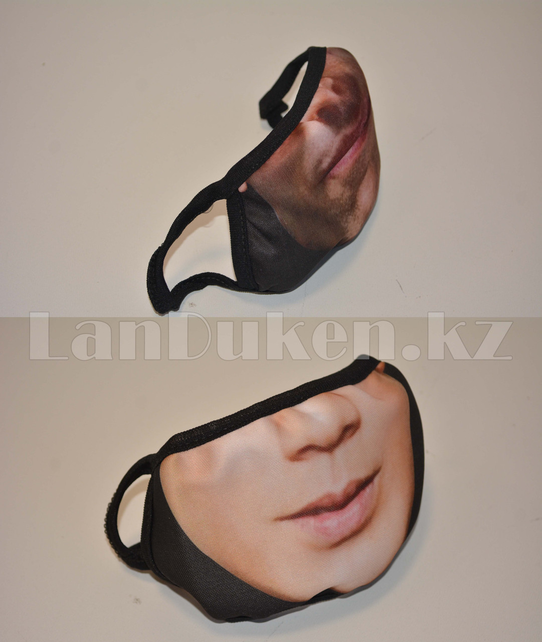 Многоразовая двухслойная маска респиратор с защитой от холода и пыли в ассортименте (мужские лица) - фото 3 - id-p73169807