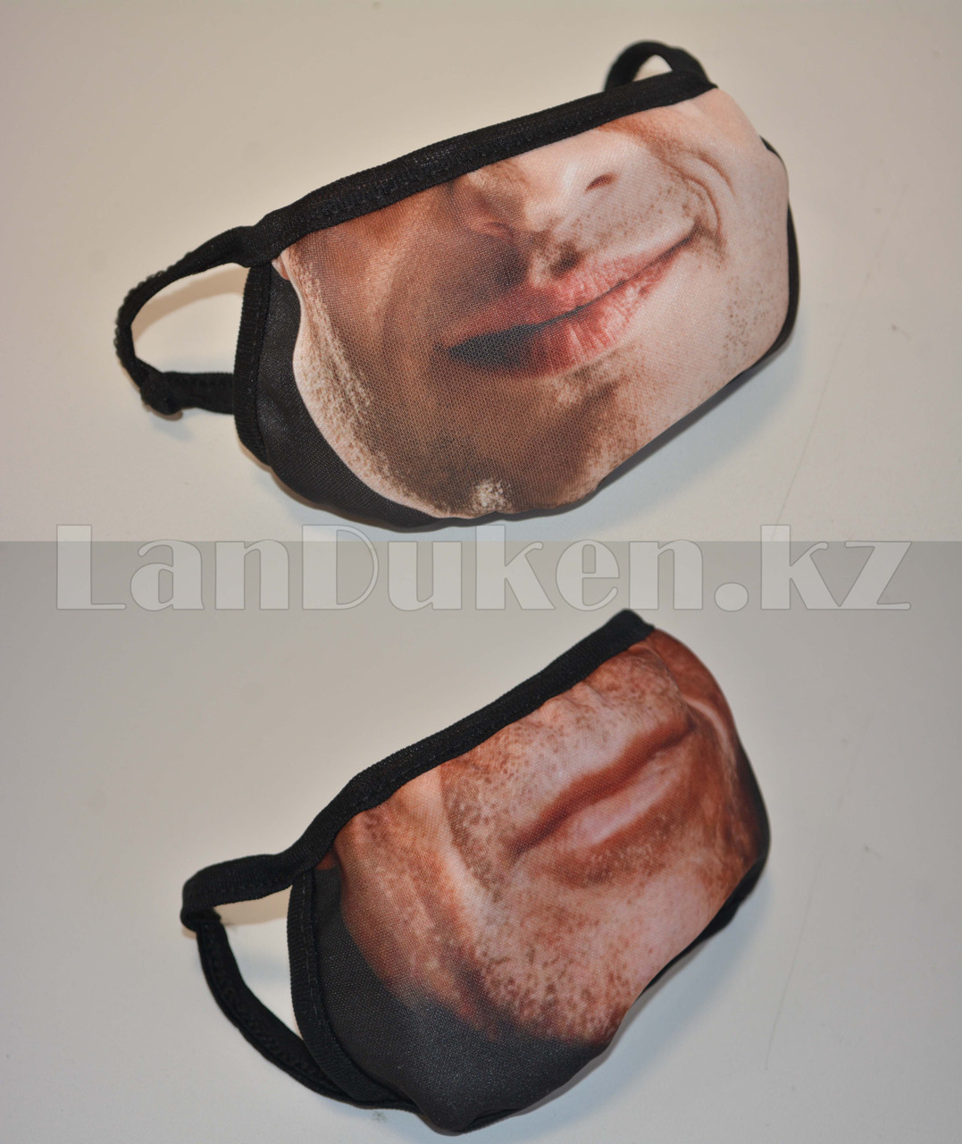 Многоразовая двухслойная маска респиратор с защитой от холода и пыли в ассортименте (мужские лица) - фото 5 - id-p73169807