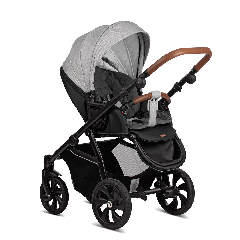 Коляска Tutis Aero 2 в 1 2019 Кожа черная