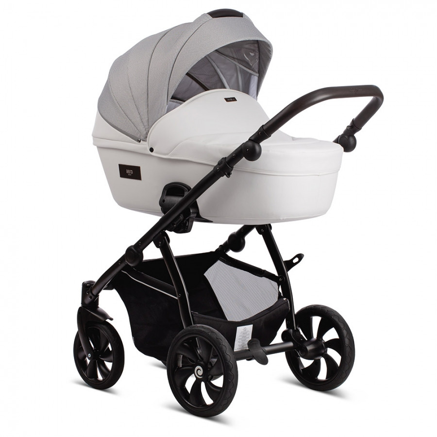 Коляска Tutis Aero 2 в 1 2019 Кожа Белая