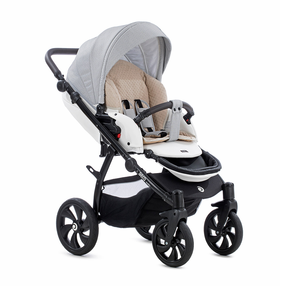 Коляска Tutis Aero 2 в 1 2019 Кожа Белая