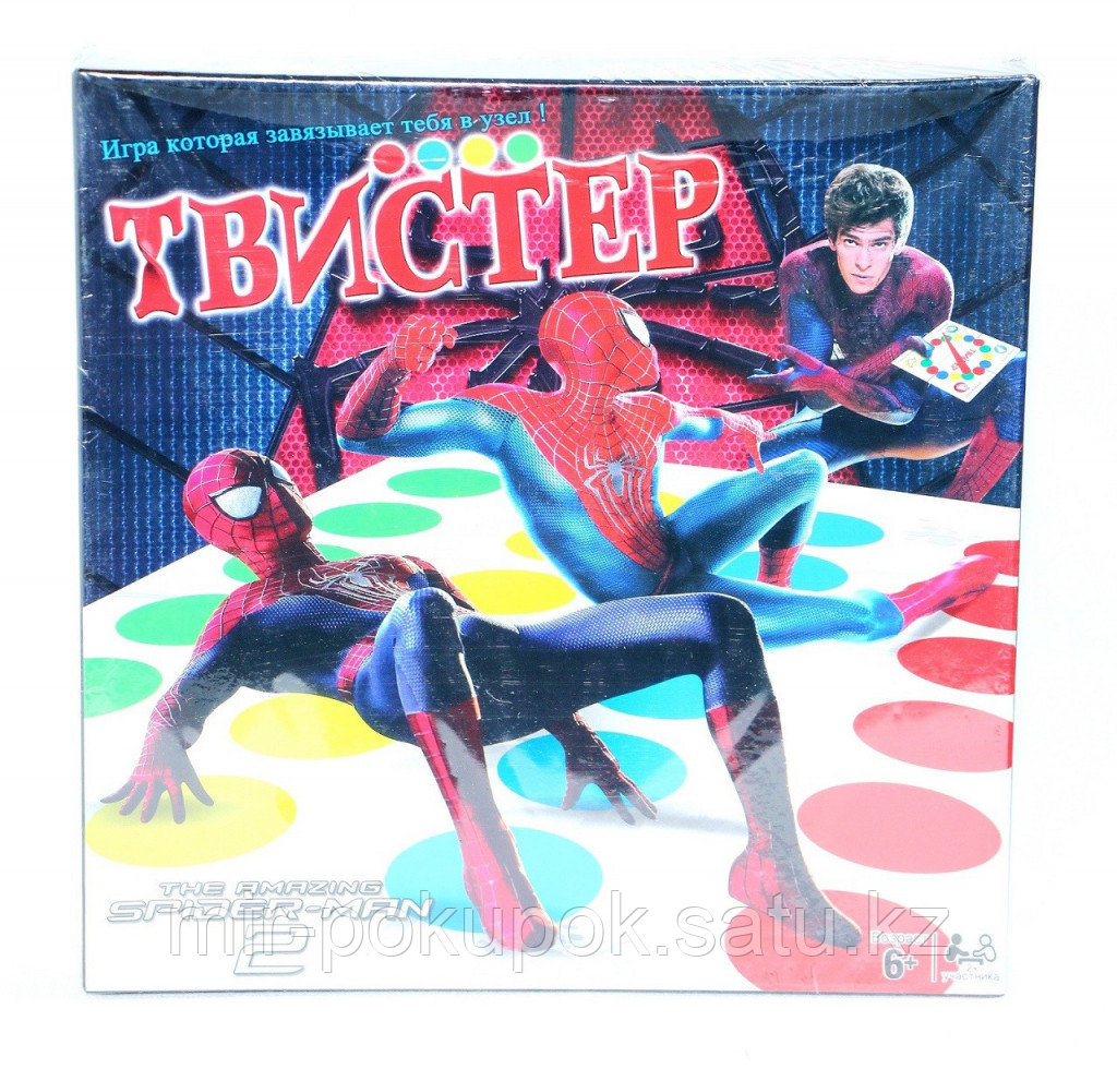 Напольная игра подвижная игра Твистер Человек-паук