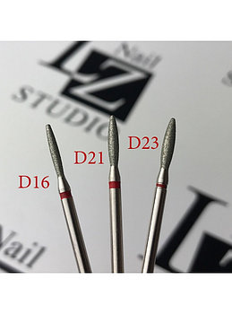 Бор алмазный 244.514.016 (пламя красное с тупым концом) VLADMIVA