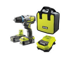 Дрель-шуруповерт бесщеточная аккумуляторная Ryobi R18DDBL-LL25S ONE+ 5133002440