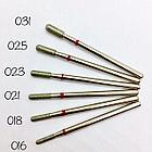 Бор алмазный 141.514.031 (цилиндр красный) VLADMIVA, фото 2