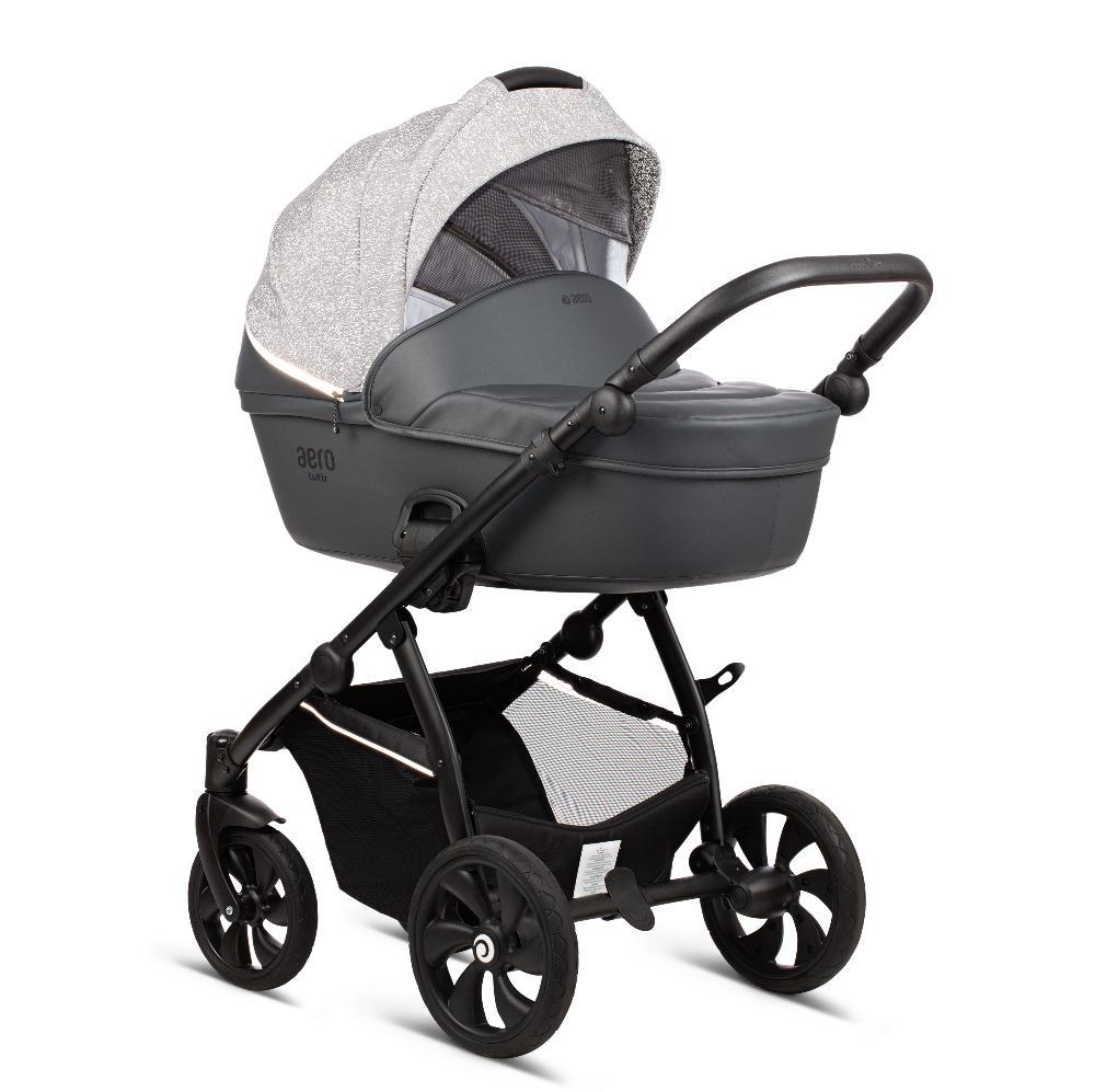 Коляска Tutis Aero Reflective 2 в 1 2019 Тёмно-серый Кожа