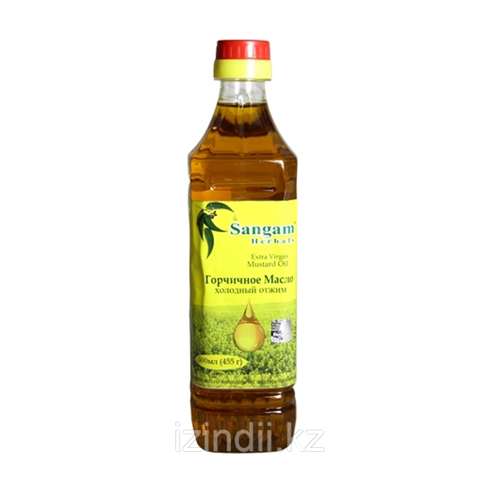 Горчичное масло холодного отжима, 500 мл, Sangam Herbals