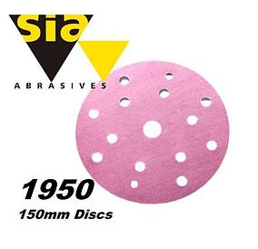 Абразивный круг Sia 1950 Siaspeed диаметр 150 мм Velcro 15 отверстий