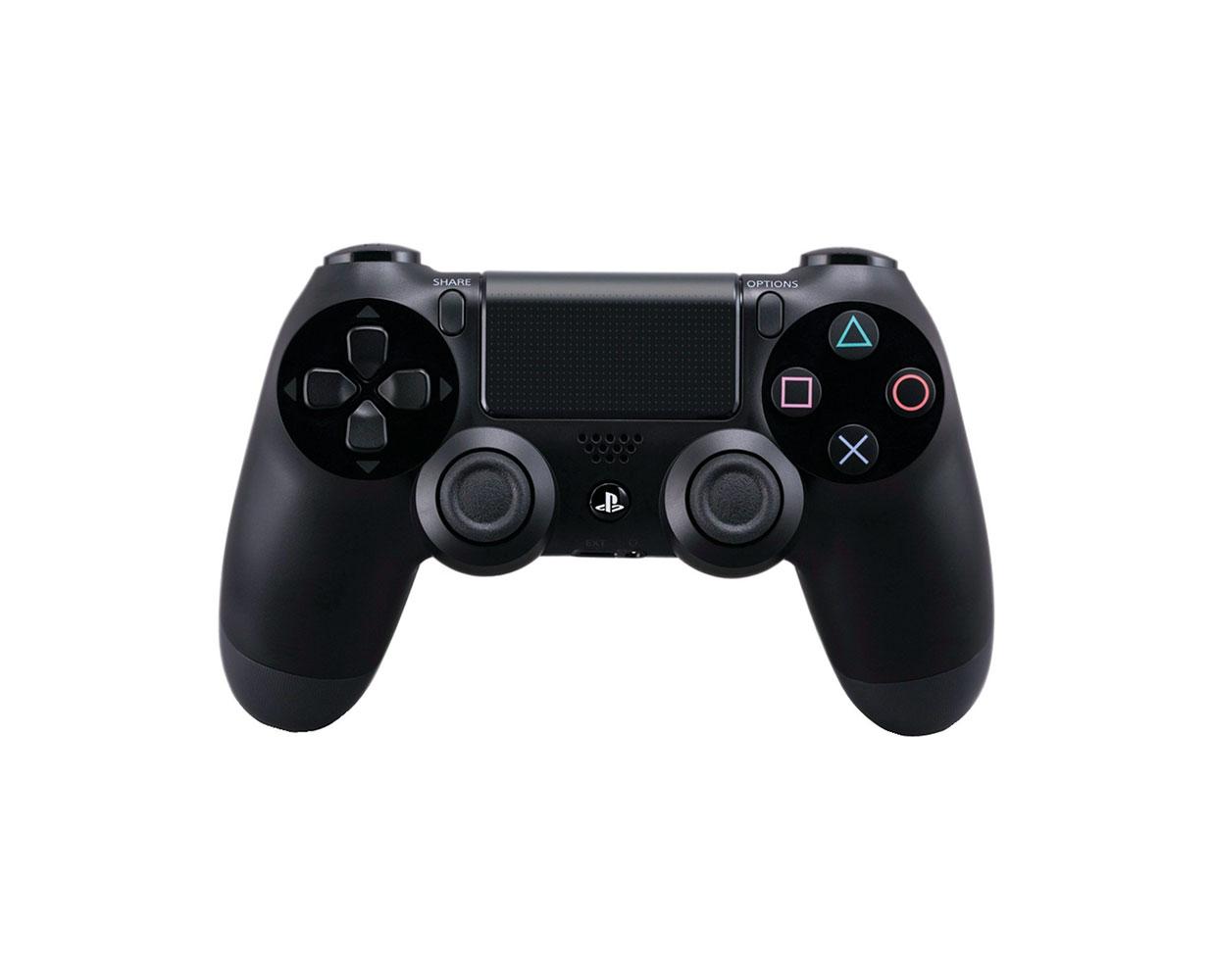 Игровой контроллер Sony PS4 Dualshock черный - фото 1 - id-p75068710