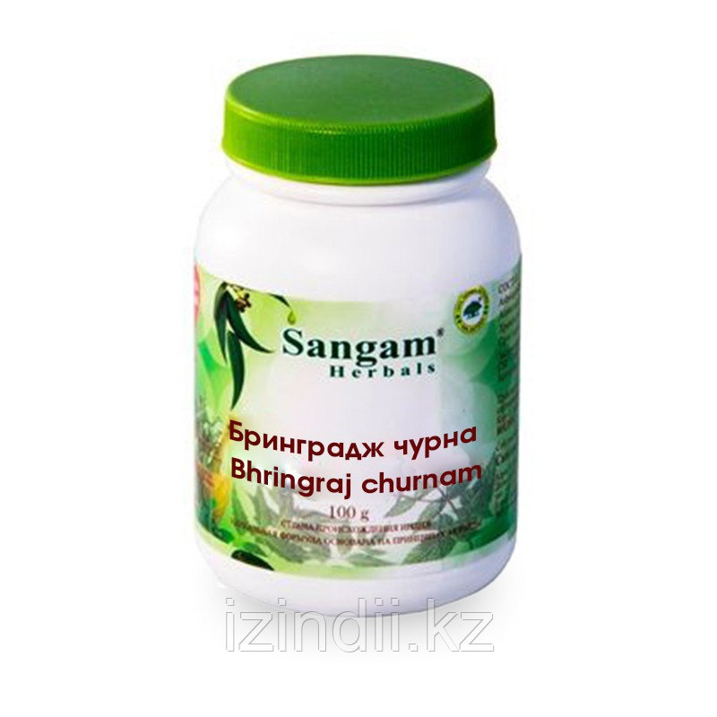 Бринградж чурна 100 гр,Bhringraj churnam, Sangam Herbals