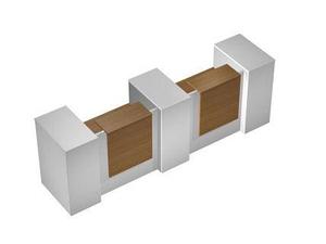 Стойка ресепшн прямая с 2 вырезами с подсветкой