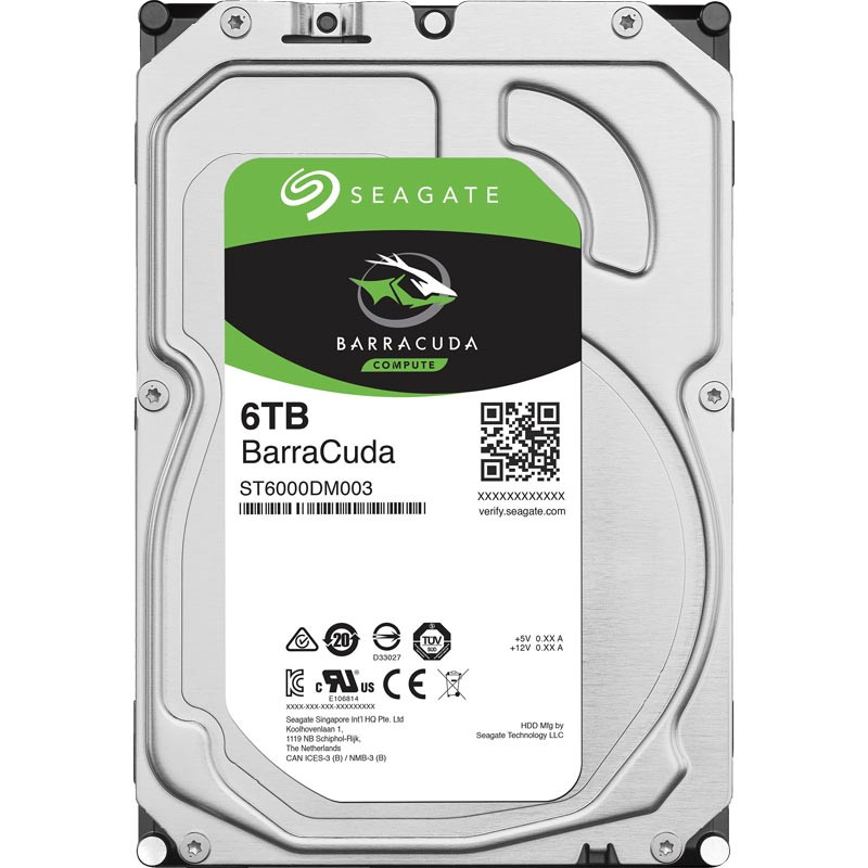 Seagate ST6000DM003 Жесткий диск HDD 6Tb Barracuda 3.5" SATA 6Gb/s 256Mb 5400rpm