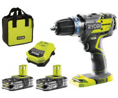 Дрель-шуруповерт ударная бесщеточная аккумуляторная Ryobi R18PDBL-LL15S ONE+ 5133002534