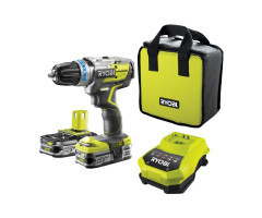 Дрель-шуруповерт ударная бесщеточная аккумуляторная Ryobi R18PDBL-LL25S ONE+ 5133002441