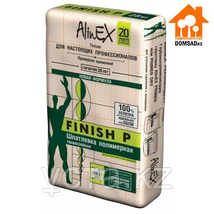 Финишная шпатлевка AlinEX Finish P (25 кг), фото 2