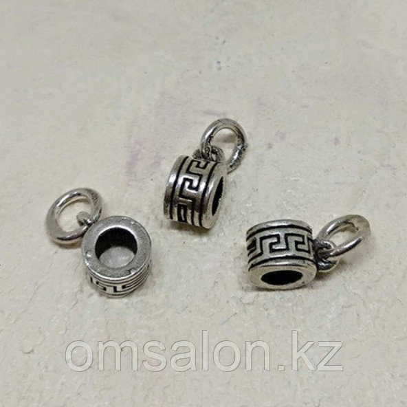 Бэйл из серебра, 6х4мм