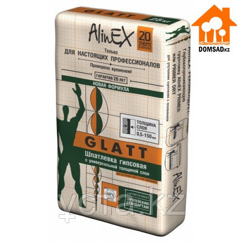 Шпатлевка Alinex GLATT, 25кг