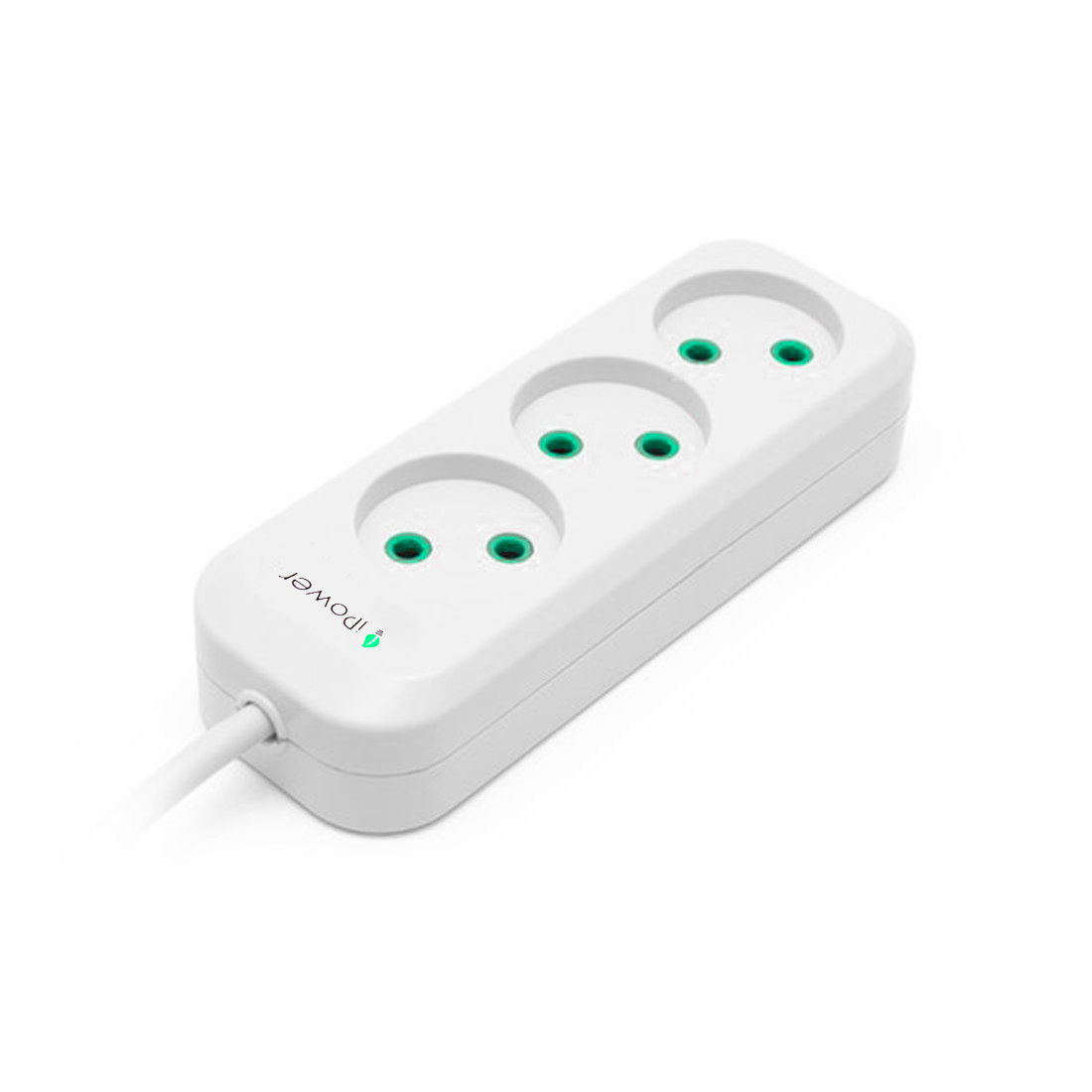 Удлинитель iPower iP3m 3 розетки 3 м. (белый)