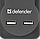 Сетевой фильтр Defender DFS 755 5 розеток, 2xUSB, 5 м, 2.1А, фото 4