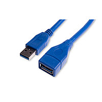 Удлинитель iPower AM-AF USB 3.0 3 м. 5 в. (cиний), фото 1
