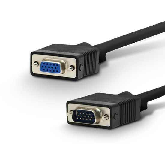 Удлинитель SHIP VGA 15Male/15Female VG004M/F-5.0P 5.0 м (чёрный)
