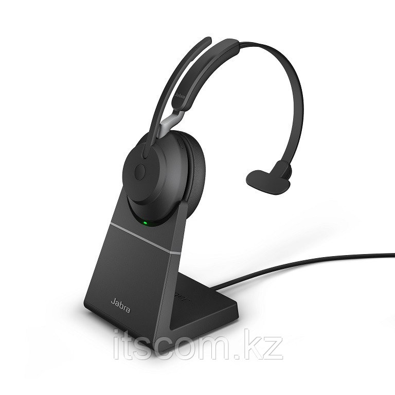 Беспроводная гарнитура Jabra Evolve2 65, Link380c UC Mono Desk Stand Black (26599-889-889)