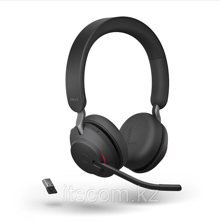 Беспроводная гарнитура Jabra Evolve2 65, Link380a UC Stereo Black (26599-989-999)