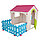 Игровой домик Keter My Garden House Садовый белый/розовый/голубой, фото 4