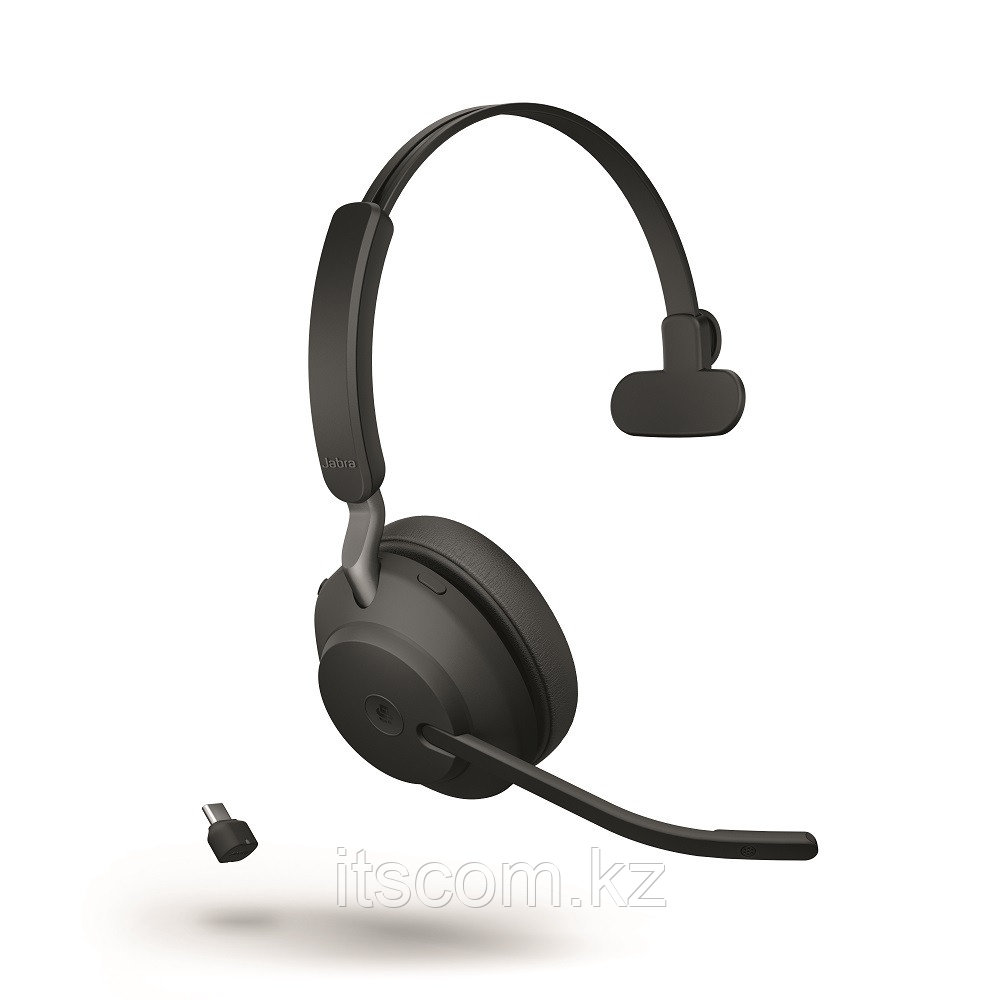 Беспроводная гарнитура Jabra Evolve2 65, Link380c MS Mono Black (26599-899-899)