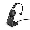 Беспроводная гарнитура Jabra Evolve2 65, Link380c MS Mono Desk Stand Black (26599-899-889)