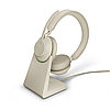 Беспроводная гарнитура Jabra Evolve2 65, Link380a MS Stereo Beige (26599-999-998), фото 7