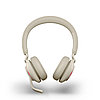 Беспроводная гарнитура Jabra Evolve2 65, Link380c UC Stereo Beige (26599-989-898), фото 2