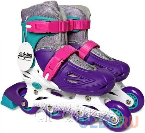 Детские коньки роликовые 2 в 1 Moby kids пласт.осн.,р.30-33
