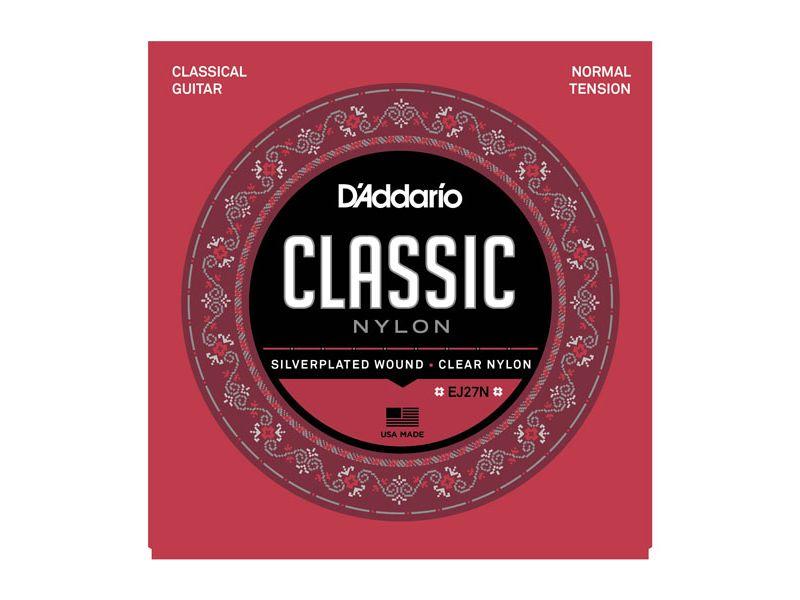 Струны для классической гитары нейлоновые Student Normal D`Addario EJ27N