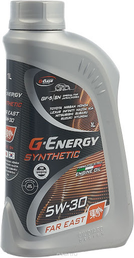 G-Energy Synthetic Far East 5W-30 синтетическое масло для японских автомобилей 50л - фото 3 - id-p75140166